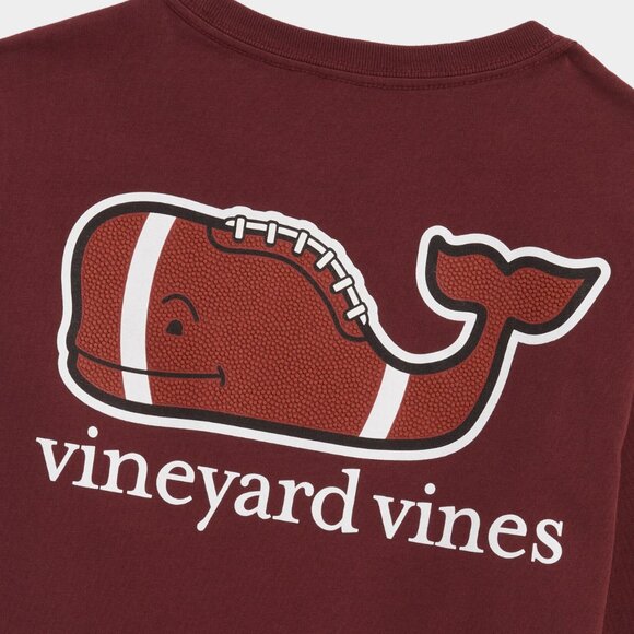 Vineyard Vines Boys Fisherman Aesthetic Whale Long Sleeve Shirt - Large Boys - Picture 2 of 7